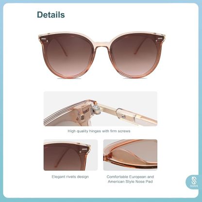 Lentes de Sol para mujer. Modelo SJ2067. Toda la elegancia retro para cualquier momento del año. - Imagen 5