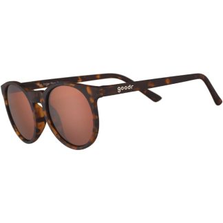 Lentes de sol goodr Nine Dollar Pour vista semi lateral sobre fondo blanco